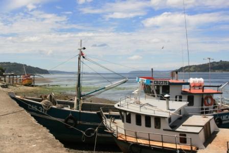 Hafen auf Chiloe